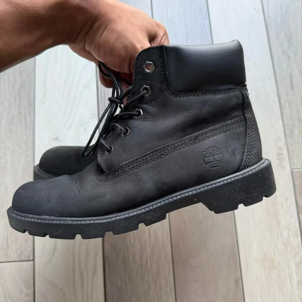 Black timberland ankle boots timberland